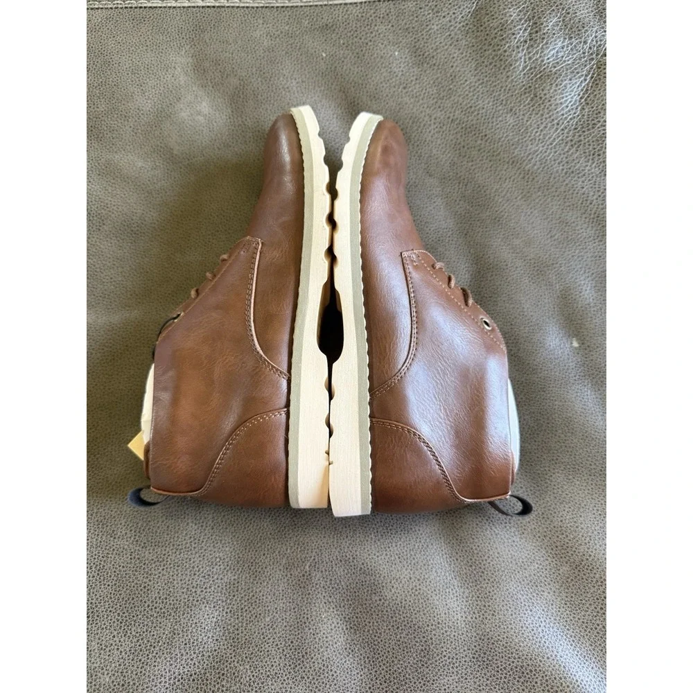 Madden NYC Hoffman Chukka Boot Lace Up Cognac‎ Mens Shoes Size 8 - New in Box